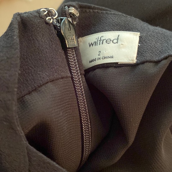 Aritzia Wilfred Créneau Slip Dress size 2 black - Picture 8 of 16